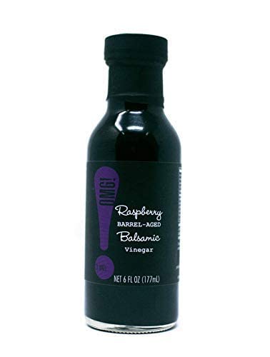 OMG! Oils: Gourmet Raspberry Balsamic Vinegar (Perfect for Dipping, Marinades, Glazing and Topping!), 177ml/6oz