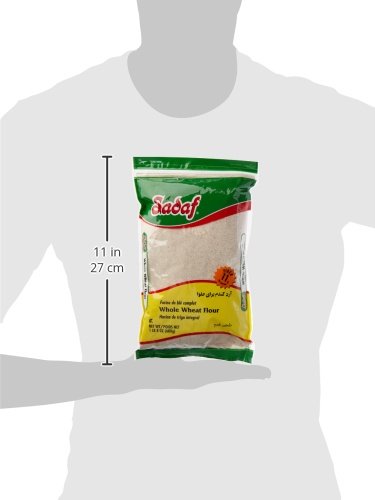Sadaf Wheat Flour - Flour Wheat for Cooking or Baking - Desserts and Appetizers - Kosher - 24 Oz Bag