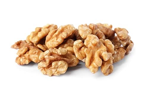 Walnuts - Shelled California - Dry Roasted Himalayan Salted Walnuts - Great Source of Omega 3 and Tons of Other Healthy Nutrients- Super Crunchy - (1 LB) - Farm Fresh Nuts Brand