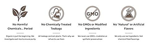 Golden Moon Tea Organic Masala Chai Black Tea - Pure & Authentic Blend - Loose Leaf, Non-GMO - Half Pound (96 Servings)