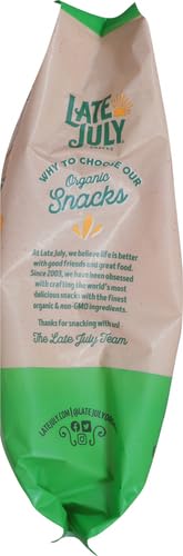 Late July Sea Salt Organic Tortilla Chips, 10.1 Oz Bag (Pack of 2)