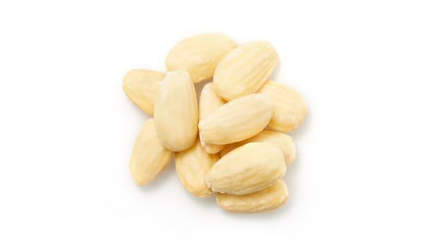 Yupik Whole Blanched California Almonds, 2.2 lb, Skinless, Unsalted, Gluten-Free, Kosher, Raw, Good Source Of Protein, Fiber, Iron & Calcium, Low In Carb, Pack of 6