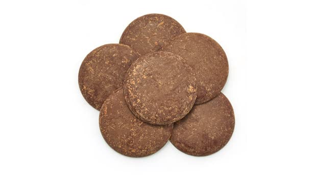 Yupik Organic Cocoa Liquor Wafers, 100% Cocoa, 2.2 lb (35.2 oz), Gluten-Free, GMO-Free, Kosher, Vegan, Dairy-Free, No Sugar Added, Made with Pure Cacao, Melts Smoothly, For Baking, Molding & Coating