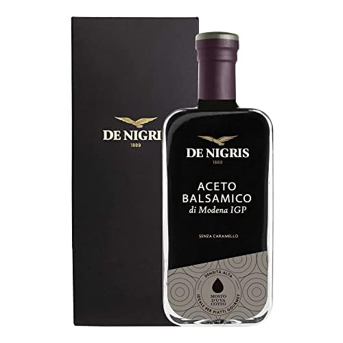 De Nigris Balsamic Vinegar Of Modena Excellence Line - Platinum Eagle (65% Grape Must) 8,5 Oz (250ml) | Balsamic Vinegar From Modena Italy, Sublime And Full-bodied Taste
