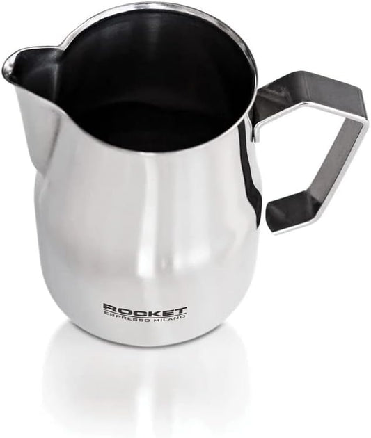 Rocket Espresso 18/10 Stainless Steel Frothing Pitcher | 16.9oz | (Polished Stainless)