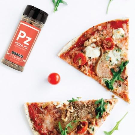 Spiceology – Pizza Pie Salt-Free Seasoning – Italian Herb Spice Blend with Oregano, Garlic, Parsley, and Bell Peppers – Perfect for Pasta, Vegetables, Soups, and Homemade Pizza – 1.9 oz