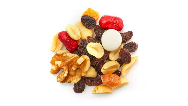 Yupik Camp Mix, 2.2 lb (35.2 oz), A Blend of Raisins, Papaya, Almonds, Walnuts & Yogurt Peanuts, Cholesterol Free, Kosher, Perfect for Snacking, Topping & Baking