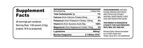 Everly Belly Health Probiotic Supplement - Sugar-Free, Zero Calorie, Keto-Friendly Water Flavoring & Enhancer - Fruit Punch, Natural Sweeteners Stevia & Organic Erythritol, 20 Servings Pouch