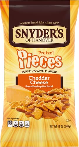 Snyder's of Hanover Pretzel Pieces, Cheddar Cheese, 12 Oz