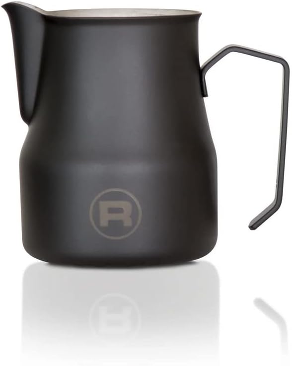 Rocket Espresso 18/10 Stainless Steel Frothing Pitcher | 16.9oz | (Matte Black)