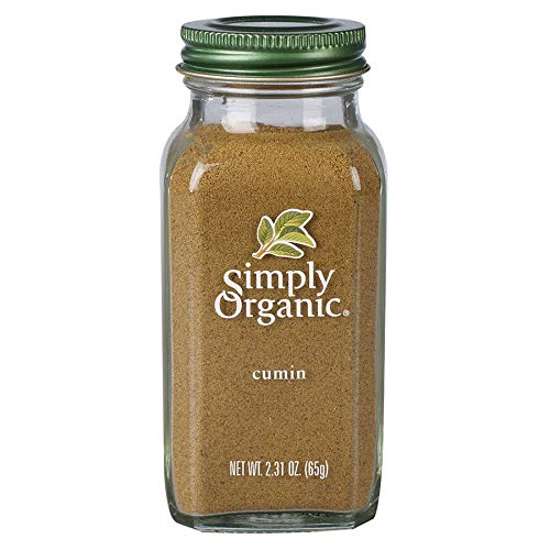Simply Organic Ground Cumin Seed, 2.31 Ounce Jar, Rich, Warm, Complex Earthy Spice Flavor, Kosher (Pack of 3)