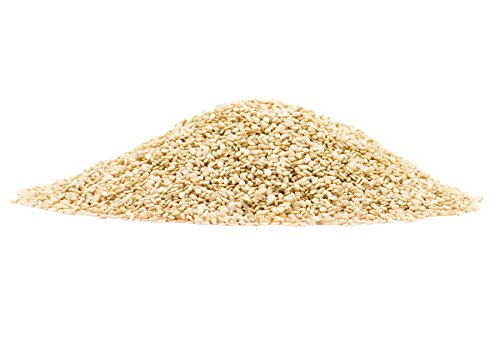 Sincerely Nuts Natural Sesame Seeds 1 LB Bag Unhulled Super Food Source of Fiber Essential Nutrients Paleo Friendly Use in Bulk for Baking, Bread, Dressing Seasoning Kosher