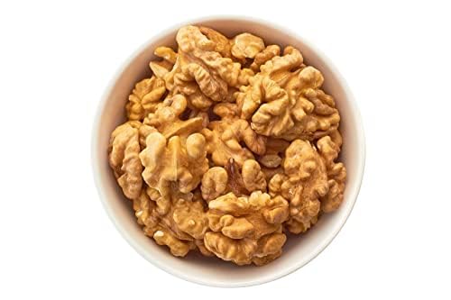 Walnuts - Shelled California - Dry Roasted Himalayan Salted Walnuts - Great Source of Omega 3 and Tons of Other Healthy Nutrients- Super Crunchy - (1 LB) - Farm Fresh Nuts Brand