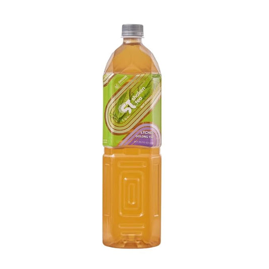 (Pack of 1) Shaken Tea - Lychee Oolong Tea || Asian Flavor Premium Iced Tea || Non-GMO || Real Leaf Tea, 50.7 Oz Per Bottle