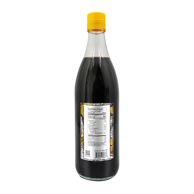 Soeos Chinkiang Vinegar, 18.6 fl oz (550ml), Chinese Black , Traditional , Organic , Zhenjiang Xiangcu, Black Rice Vinegar | Condiment for Cooking Noodles, Braised Meat, Cold Appetizers