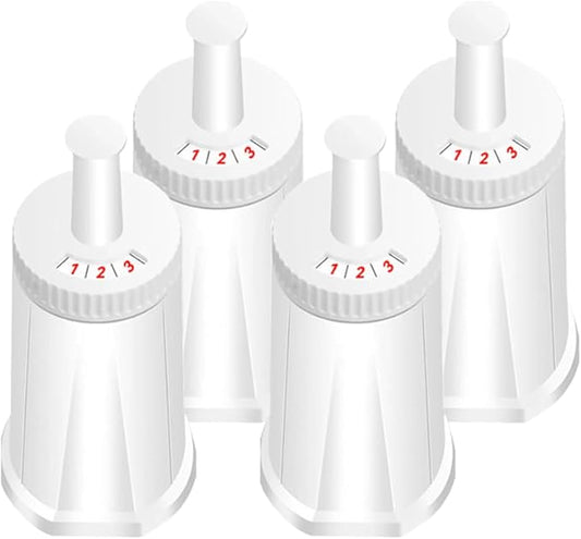 Filter - Replacement Water Filter Compatible with Breville Sage Claro Swiss For Oracle, Barista & Bambino - Compare to Part #BES008WHT0NUC1. Pack of 4竊뉶irst use without adding coffee powderç«?,<div>