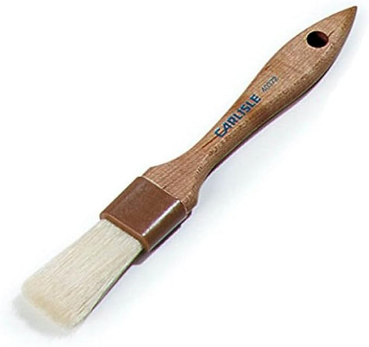 SPARTA 4037200 Boarhair Pastry Brush, Basting Brush with Flat Brushhead, 8.25"L x 1"W, Wood Handle