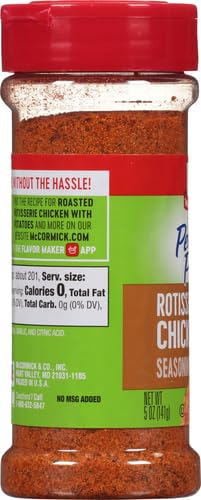 McCormick Perfect Pinch Rotisserie Chicken Seasoning, 5 oz (Pack of 2)