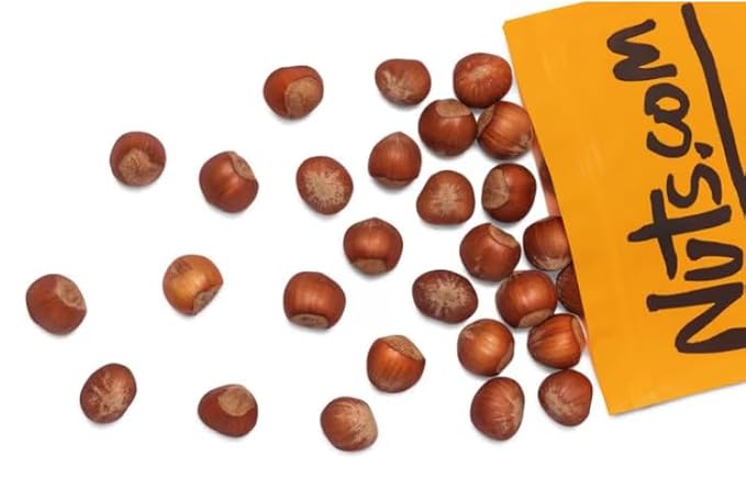 Nuts.com Oregon Hazelnuts in Shell, Filberts 3 lb Bag - Whole Raw Jumbo Hazelnuts - Gourmet, Freshly Harvested, Non-GMO, for Cooking, Baking, and Snacking