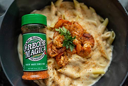 Mis Rubins Magic Seasoning Variety Pack - Black Magic, White Magic, Creole Magic, Fish Seasoning | Gourmet Spices Gift Set | All Purpose Seasoning Pack | MultiPack Seasoning Set 1x4 (5oz * 4)