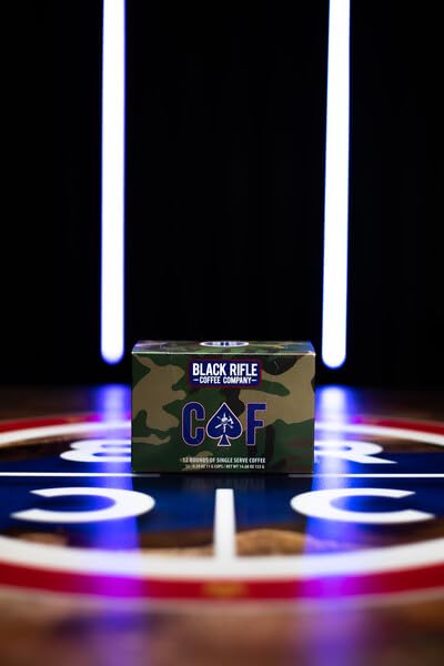 Black Rifle Coffee Company Medium Roast K Cups - Single Serve K Cups Coffee Pods - Kcup Pods Compatible with 1.0 & 2.0 - Made from Pure Arabica Beans (CAF, 50 Count)