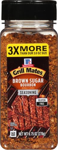 McCormick Grill Mates Brown Sugar Bourbon Seasoning, 9.75 oz (Pack of 2)