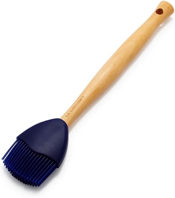 Le Creuset Silicone Craft Series Basting Brush, 10 1/2" x 2 1/8", Cerise