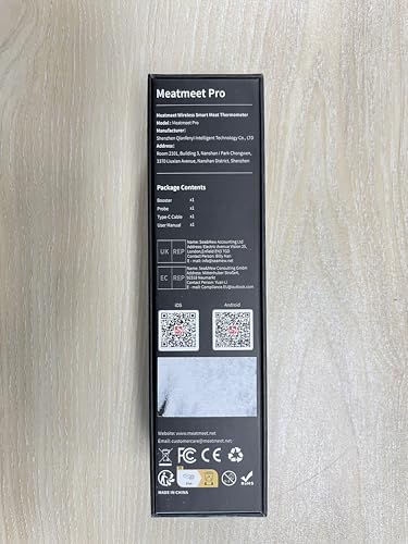 WiFi Meat Thermometer | Long-Range Wireless Probe for Oven, Grill, Air Fryer, BBQ | Smart APP | Dual Sensors | IP67 Waterproof