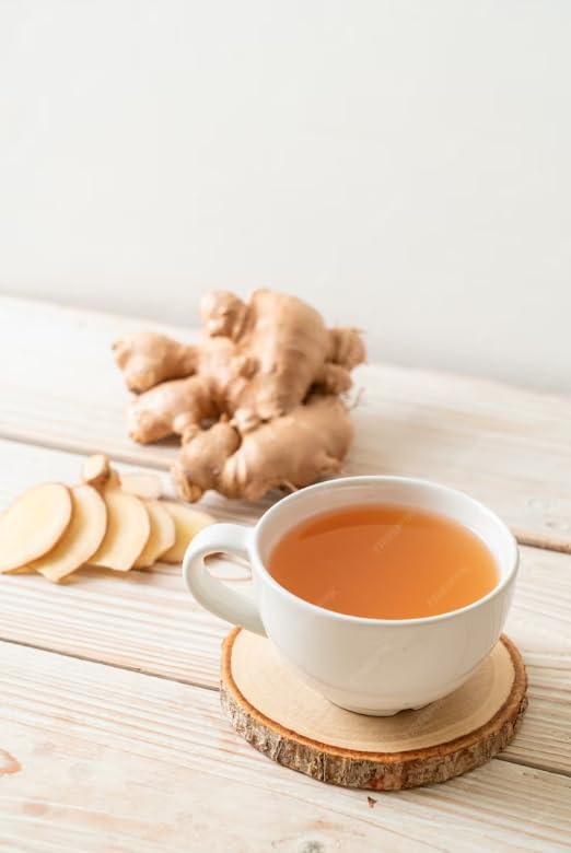 Denise's Fine Tea, USDA Organic, Ginger Pieces, Herbal Tea, Loose Leaf (100g)