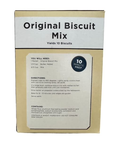 A Blend Above Original Biscuit Mix Reinvented - Bake It Easy, Fluffy Biscuit Mix Just Add Water - Perfect Homemade Treat, Dinner Biscuits, Breakfast Biscuits, Biscuits & Gravy - Easy to Make, Makes 10 Biscuits