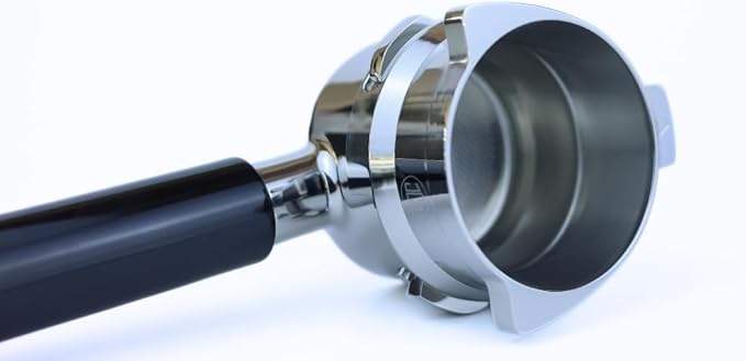 54mm Bottomless Portafilter 3 Ears ABS Handle ??Fits Breville Barista Express, Bambino, Impress, Duo Temp Pro and Infuser ??Includes 18g Filter Basket Hands-Free Dosing Funnel & 1.7mm Puck Screen