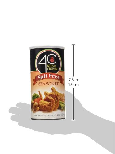 4C Salt Free Seasoned Bread Crumbs-12 oz - Pack Of 3