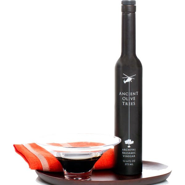ANCIENT OLIVE TREES - Balsamic Vinegar | Aceto Balsamico di Modena IGP | Perfect for Any Sauce, Marinade, Salad, Fruit, or Vegetable Dish | 12.6 FL. OZ. | 2 CT