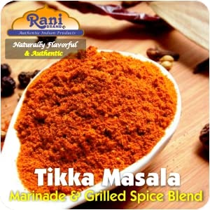 Rani Tikka Masala Indian 7-Spice Blend 16oz (1lb) 454g PET Jar ~ All Natural | Salt-Free | Vegan | No Colors | Gluten Friendly | NON-GMO | Indian Origin