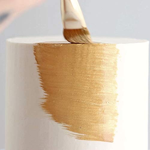Luster Dust - Super Gold (4g 1x Jar) | Edible Vegan Dust & Paint for Cake Decorating, Ice Cream, Desserts, Cocktails and Beverages by Bakell