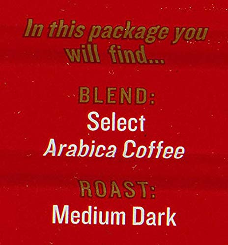 French Market French Roast Medium-Dark Roast Ground Coffee, 12oz Can (Pack of 6)