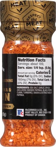 McCormick Grill Mates Smoked Paprika & Onion Grilling Seasoning, 6.03 oz (Pack of 2)