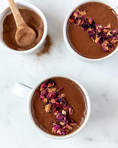 Elements Truffle Dark Hot Chocolate Variety 3 Pack- Ashwagandha, Rose & Turmeric- Heavy Metal Tested- Raw, Vegan, Ethically Sourced, Plant Based- Ayurveda Inspired -8 oz Pack of 3
