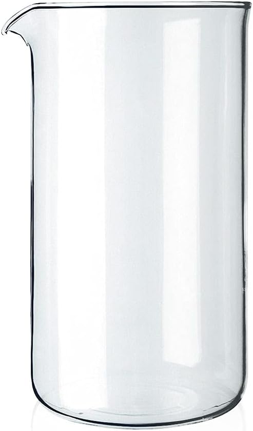 Bodum Spare Carafe for French Press, 34 oz, Transparent & Spare Carafe for French Press, 12 Ounce