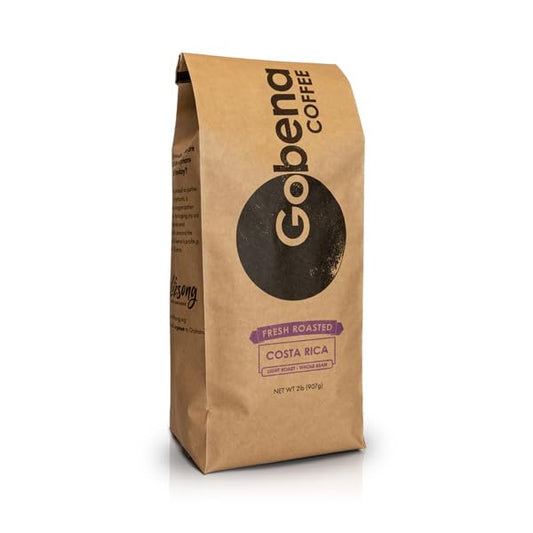 2lb Costa Rica Tarrazu Whole Bean Light Roast Coffee, 32 oz, Bulk Coffee, 100% Arabica