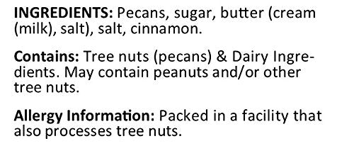 Anna and Sarah Cinnamon Pecans 1 Lb in Resealable Bag
