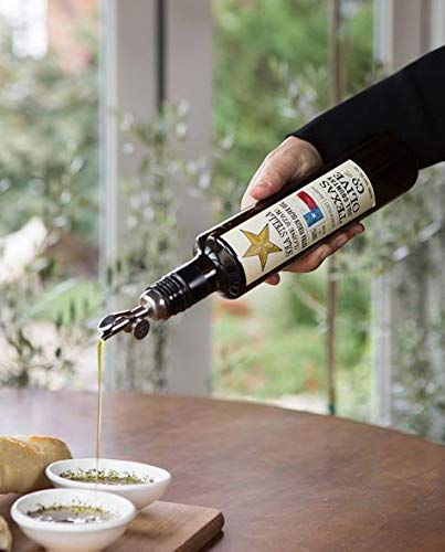 Sola Stella Extra Virgin Olive Oil - Cold Pressed Gourmet EVOO Olive Oil - Uniquely Smooth & Buttery - Perfect for Cooking Baking & Finishing - Award Winning & Made in Texas (16.9 oz, 2 Pack)