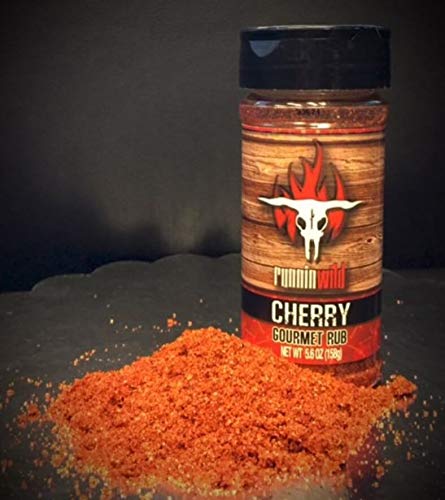 Deliciously Sweet & Smoky Cherry BBQ Rub ??Gourmet Seasoning for Ribs, Pork, Chicken & More | Bold Cherry Flavor You Can Taste | No MSG Added, No Artificial Flavors | Runnin??Wild Foods, 5.6 oz