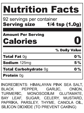 White Gold Floridian Seafood Seasoning - Fish seasoning with Pink Himalayan Sea Salt - Perfect Gourmet Spice blend, Natural Ingredients, Gluten-Free, Vegan, Keto Friendly - Elevates Any Dish for Culinary Excellence