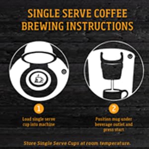 Yellowstone Maple Bourbon Medium Roast Coffee, Single Serve Recyclable Pods/Cups, 100% Arabica Beans, 36 Count