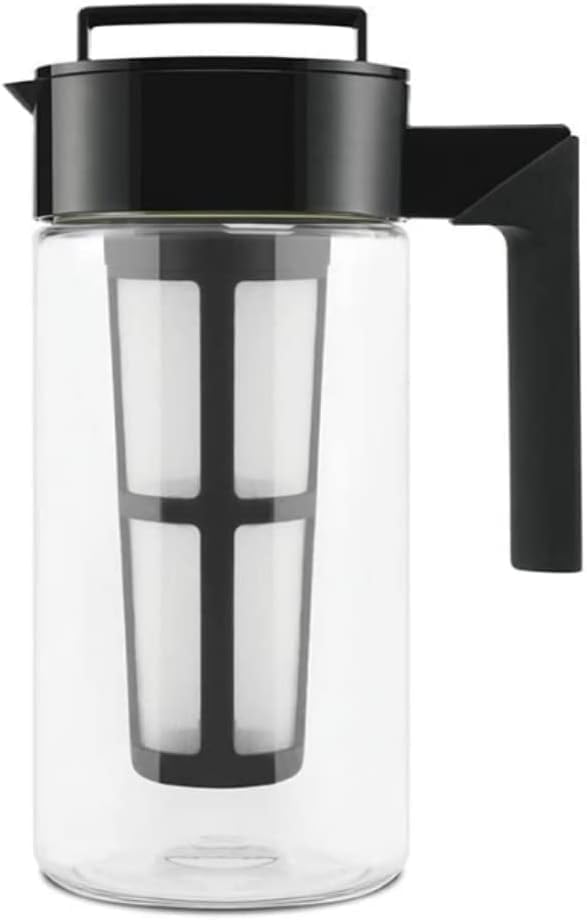 Takeya Deluxe Cold Brew Coffee Maker - BPA-Free Tritan Pitcher with Airtight Leakproof Lid