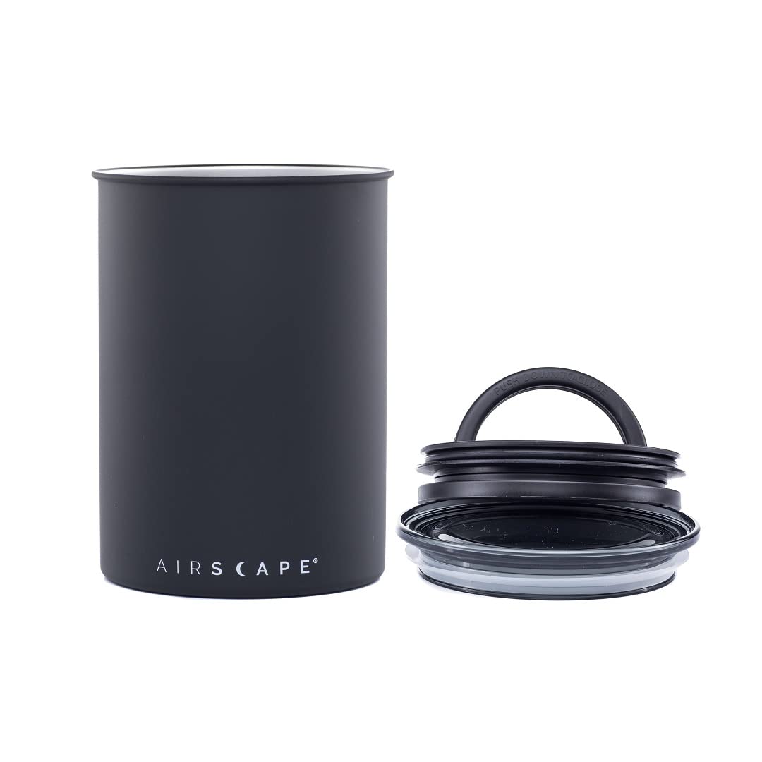 AirScape by Planetary Design | Airless Coffee Storage | 500g | Matte Black