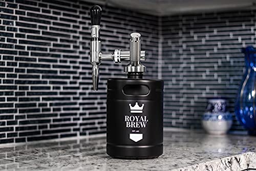 The Original Royal Brew Nitro Cold Brew Coffee Maker - Gift for Coffee Lovers - 64 oz Home Keg
