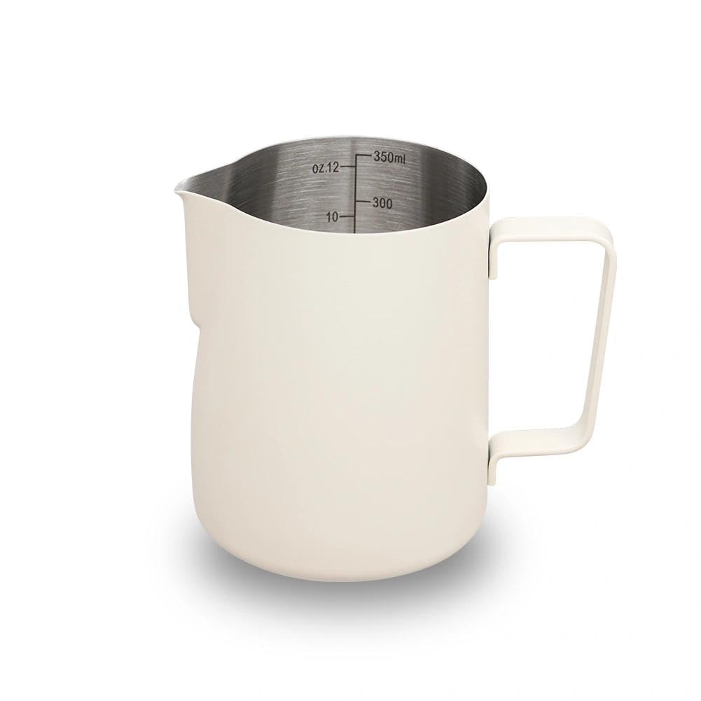 watchget 12oz Milk Frothing Pitcher Stainless Steel Espresso Steaming Jug