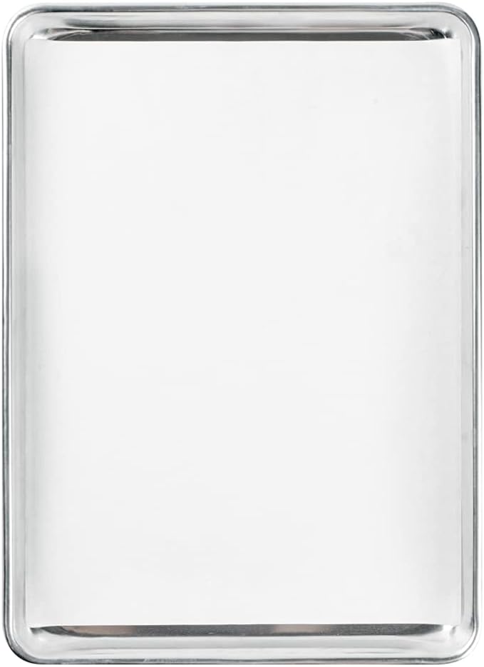 Restaurantware Pastry Tek 12 x 16 Inch Parchment Paper Sheets 200 Greaseproof Baking Sheets For Oven - Pre-Cut Double-Sided Silicone Coating White Paper Nonstick Baking Sheets Half-Size